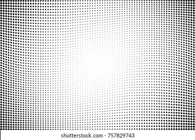 Abstract grunge halftone dots pattern texture background. Modern dotted template vector illustration for design, covers, web sites, banners.
