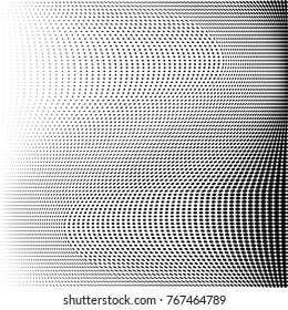 Abstract grunge halftone dots pattern texture background. Modern dotted template vector illustration for web design, covers, web sites, banners

