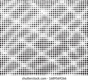 Abstract grunge halftone dots texture background. Modern dotted template vector illustration for design, covers, web sites, banners. Retro background, pop art style.
