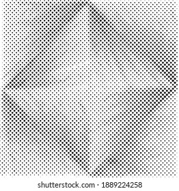 Abstract grunge halftone dots texture background. Modern dotted template vector illustration for design, covers, web sites, banners. Retro background, pop art style.