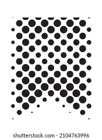 Borde abstracto de fondo de textura de puntos de medio tono de grano. 