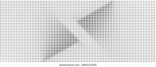Abstract grunge halftone dots texture background. Modern dotted template vector illustration for design, covers, web sites, banners. Retro background, pop art style.