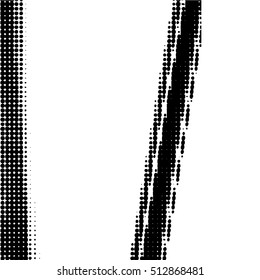Abstract grunge halftone dots texture background. Striped surface, halftone style.