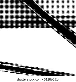 Abstract grunge halftone dots texture background. Striped surface, halftone style.
