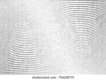 Abstract grunge halftone dots texture background. Modern dotted template vector illustration for design, covers, web sites, banners. Monochrome dot pattern