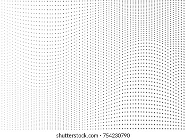 Abstract Monochrome Halftone Pattern Futuristic Panel Stock Vector ...