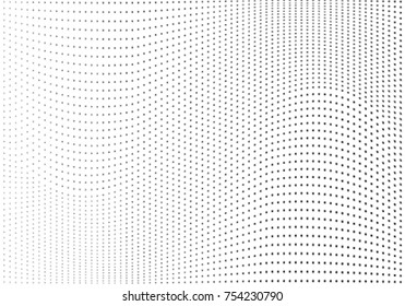 Abstract grunge halftone dots texture background. Modern dotted template vector illustration for design, covers, web sites, banners. Monochrome dot pattern
