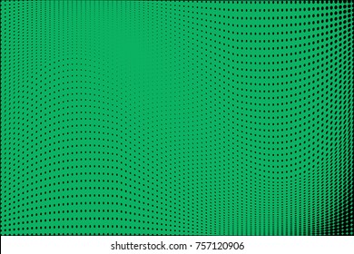Abstract grunge halftone dots texture 
background. Modern dotted template vector illustration for design, covers, web sites, banners.Green monochrome dot pattern

