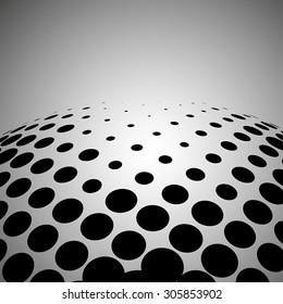 Abstract grunge halftone dotted background. Black and white vector illustration