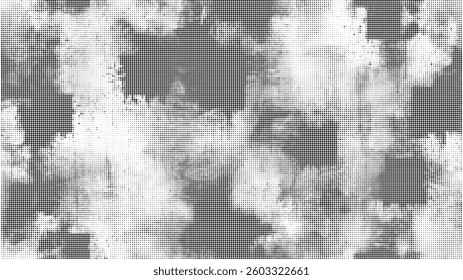 Abstract grunge halftone dotted pattern
