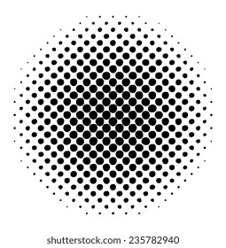 Abstract Grunge Halftone Frame