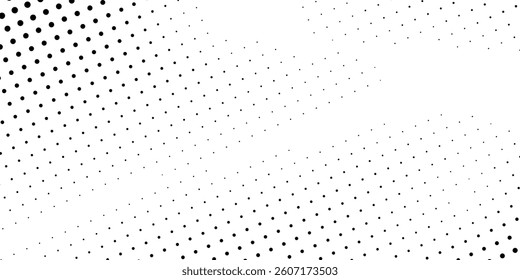 Abstract grunge halftone gradient background. Faded grit noise texture. White and black sand wallpaper. Retro pixelated backdrop simple abstract