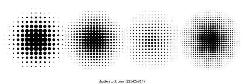 Abstract grunge halftone grid dots circles background design vector