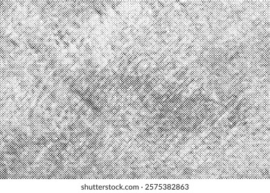 Abstract grunge halftone pattern. Black dost texture background.