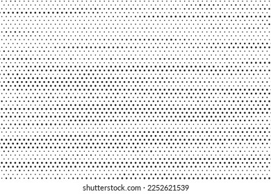 Fondo abstracto de textura de medio tono de grunge. Fondo de puntos como elemento de diseño. Ilustración del vector de fondo de arte pop.