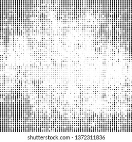Abstract grunge halftone vector texture background.