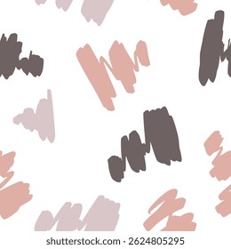 Abstract grunge hand drawn pattern design, seamless abstract floral pattern