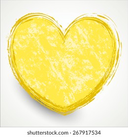 Abstract Grunge Heart Frame