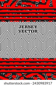 ABSTRACT grunge and Line art vector JERSEY BACKGROUND