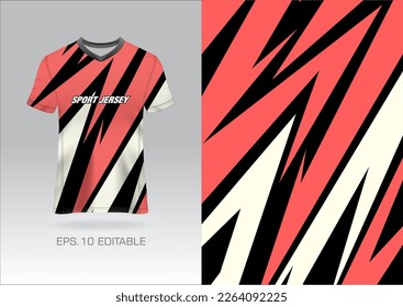 abstract grunge line sport jersey t-shirt design