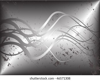 abstract grunge metal - vector