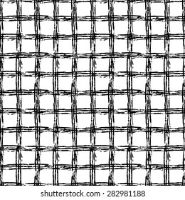 Abstract grunge minimalistic seamless pattern, design element. Can be used for invitations, greeting cards, scrapbooking, print, gift wrap, manufacturing. Grid background