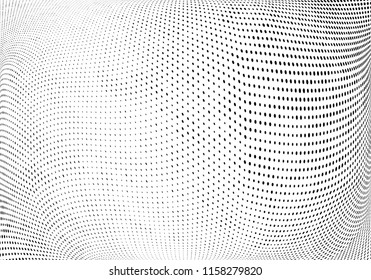 Abstract grunge monochrome halftone pattern. Design template vector illustration with dots. Modern dotted background for web sites, sticker labels,postcards,banners, corporate identity, cover design