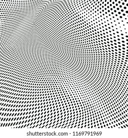 Abstract grunge monochrome halftone pattern. Design template vector illustration with dots. Modern dotted background for web sites, sticker labels,postcards,banners, corporate identity, cover design