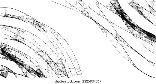 Abstract grunge monochrome texture. Vector background