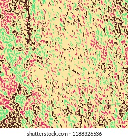 Abstract Grunge Multicolor Vector Texture with Scratched Lines, 