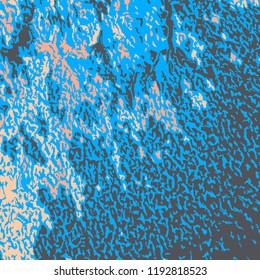 Abstract Grunge Multicolor Vector Texture with Scratched Lines, 