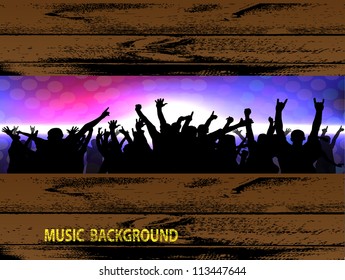 abstract grunge music background