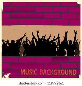 abstract grunge music background
