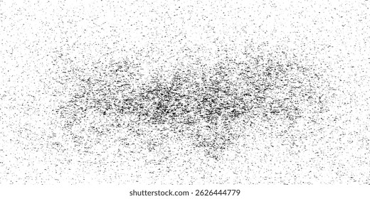 Abstract grunge noise texture. Grainy grunge overlay monochrome background. Vector illustration.