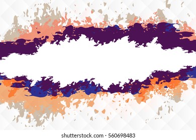 The Abstract grunge on white polygon for background