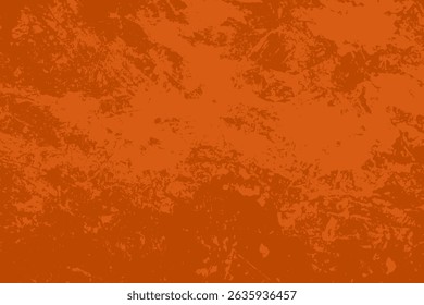 Abstract grunge orange background. Grungy rough orange texture for autumn or halloween. Terracotta distressed texture for posters, overlays, ad, banners