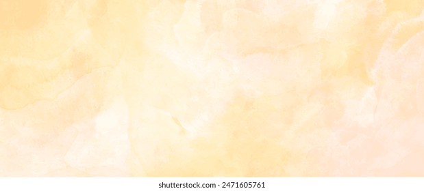 Abstract grunge orange vector watercolor background. Warm autumn background. Summer illustration. Hot backdrop. 