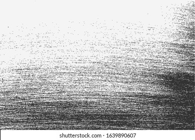 Abstract grunge overlay metallic texture. Vector illustration of black and white grunge background for your design