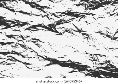 Abstractas grunge superpuesto envuelto textura de papel. Ilustración vectorial de fondo grunge blanco y negro para su diseño