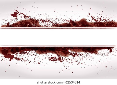 Abstract Grunge Paint Or Blood Splatter Background