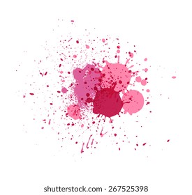 Abstract Grunge Paint Splashes