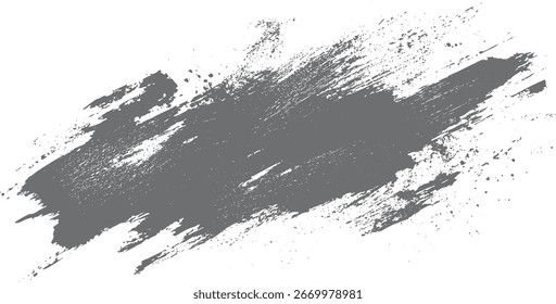 Abstract grunge paint texture. Brush stroke ink splash. Hand drawn smear design for creative modern illustration.