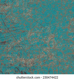 Abstract grunge paint texture, vector background