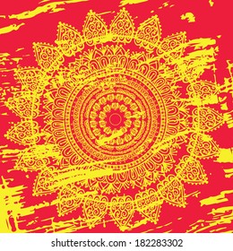 Abstract grunge painted scratched texture