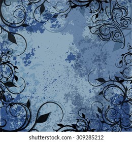 Abstract grunge painted scratched texture. EPS10 vector illustration.