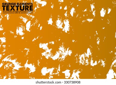 Abstract grunge painted scratched texture. vector illustration