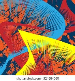 Abstract grunge painted scratched texture. EPS10 vector illustration