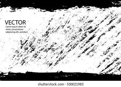 Abstract grunge painted scratched texture. EPS10 vector illustration