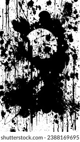 Abstract grunge painted scratched textures