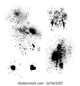 Abstract grunge painted texture. EPS10 vector illustration